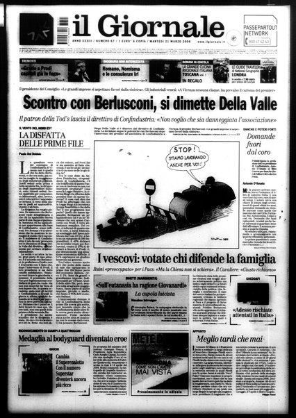 Il giornale : quotidiano del mattino